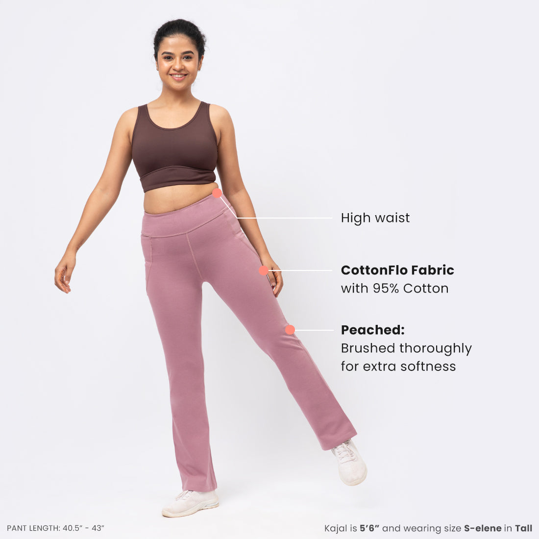 Groove-In Cotton Flare Pants - Regular and Tall (CFP)