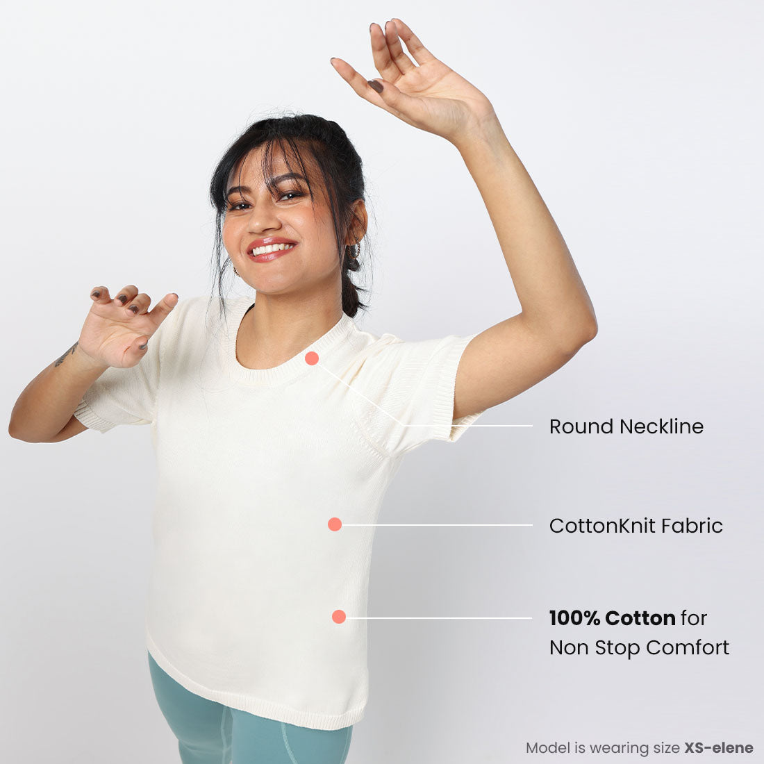 At-Ease Cotton Knit Top