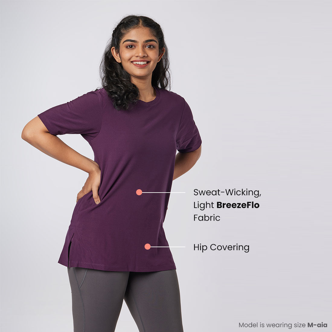 Long T-Shirts with Pockets for Women & Girls