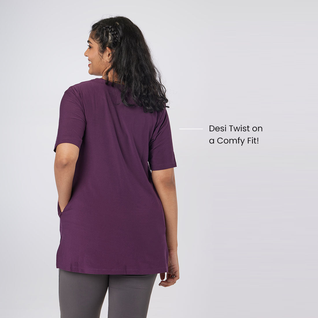 Long T-Shirts with Pockets for Women & Girls