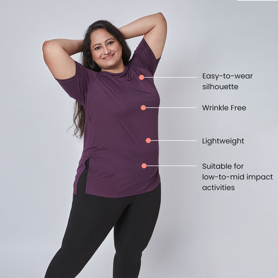 Long T-Shirts with Pockets for Women & Girls