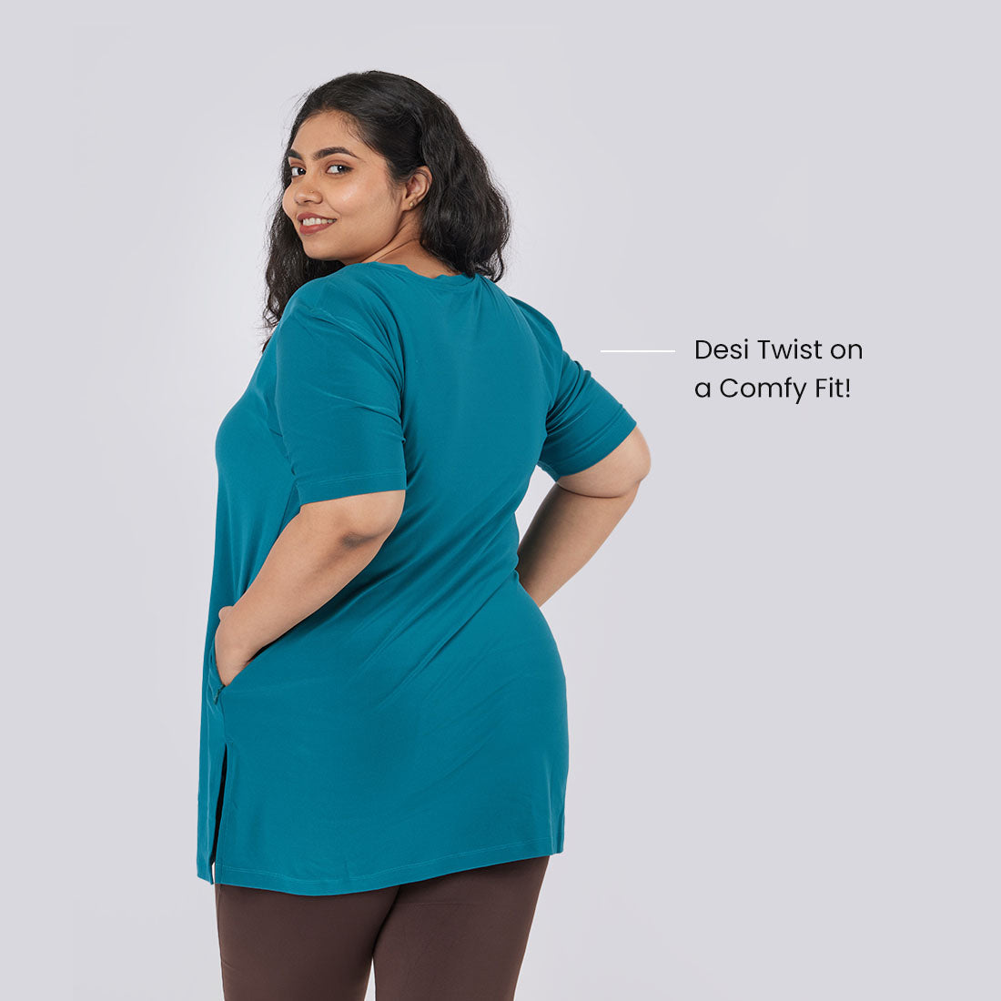 Long T-Shirts with Pockets for Women & Girls