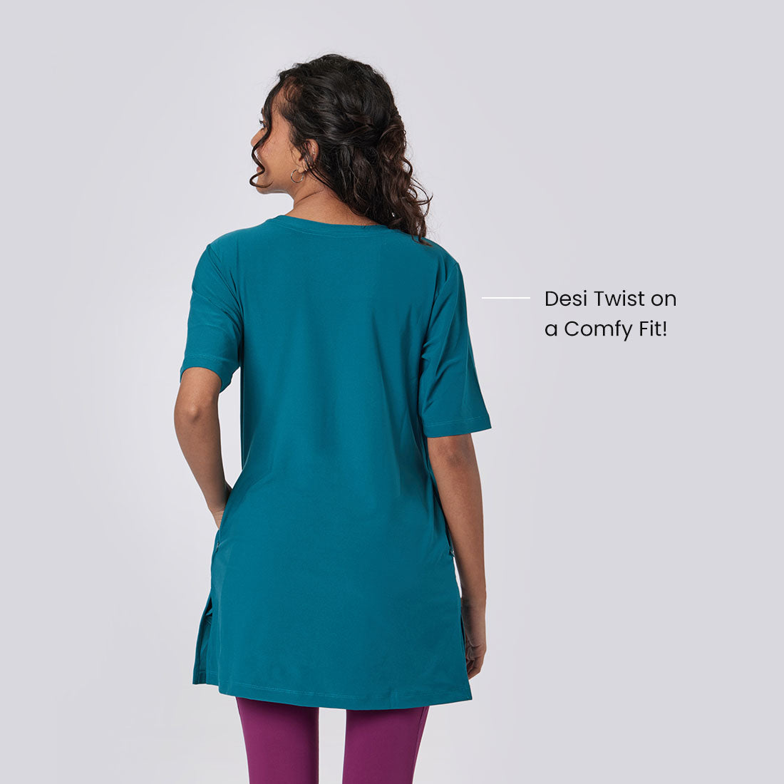 Long T-Shirts with Pockets for Women & Girls