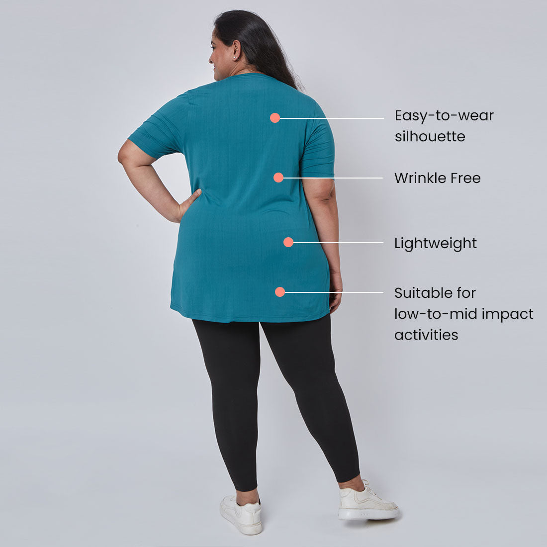 Long T-Shirts with Pockets for Women & Girls