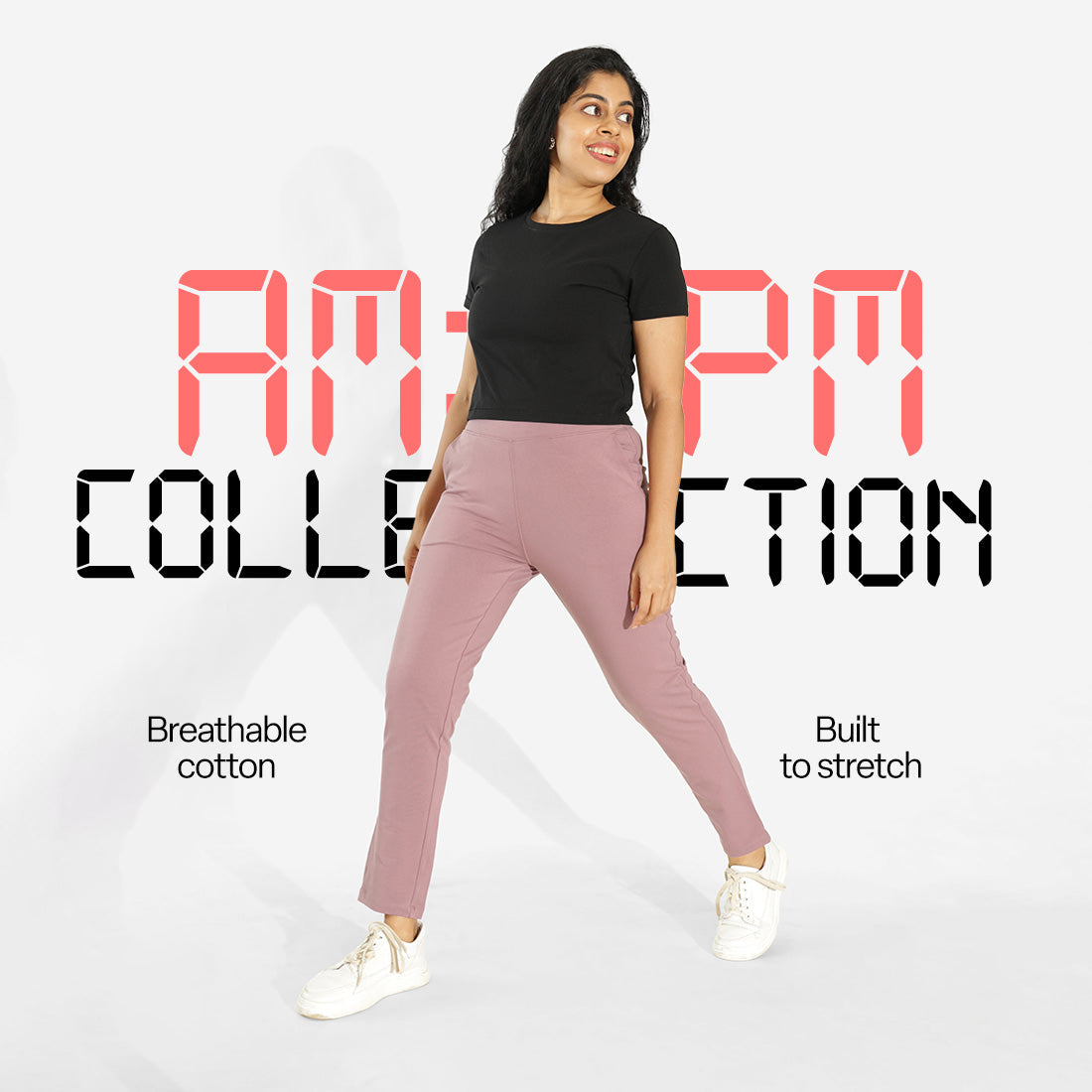 AM:PM Cotton Pencil Pants