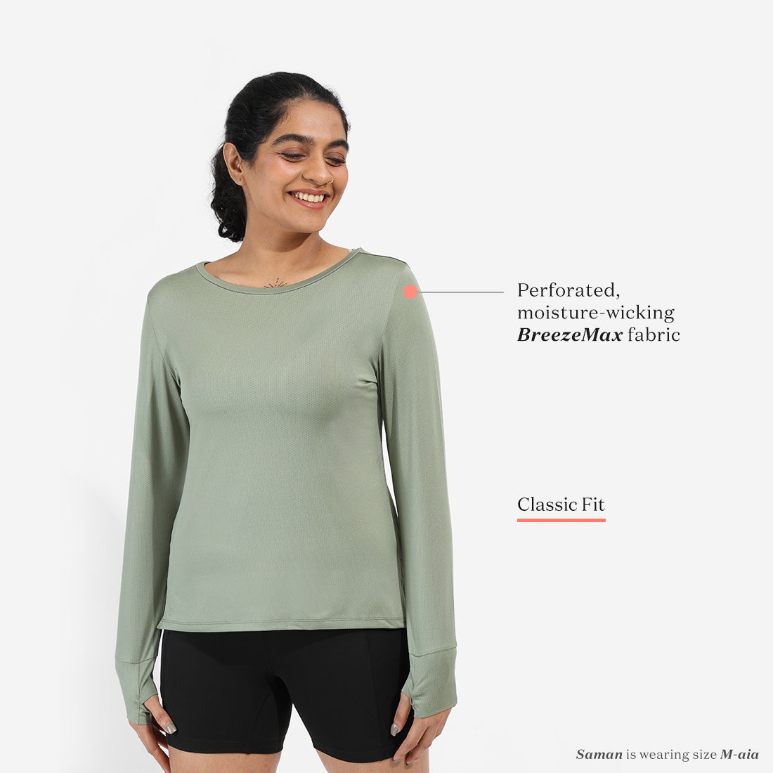 Breathe Free Thumbhole Activi-Tee