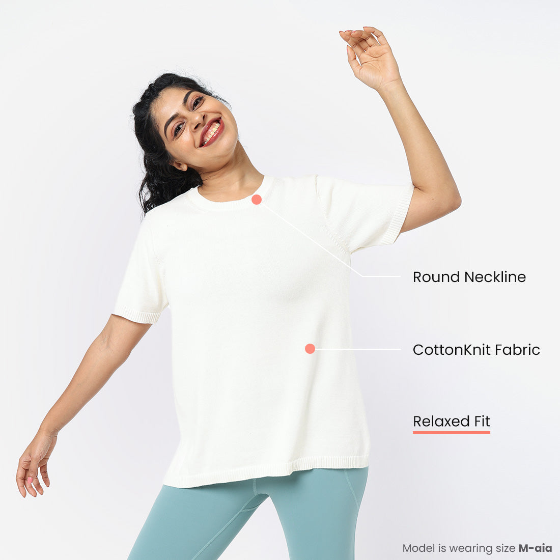 At-Ease Cotton Knit Top