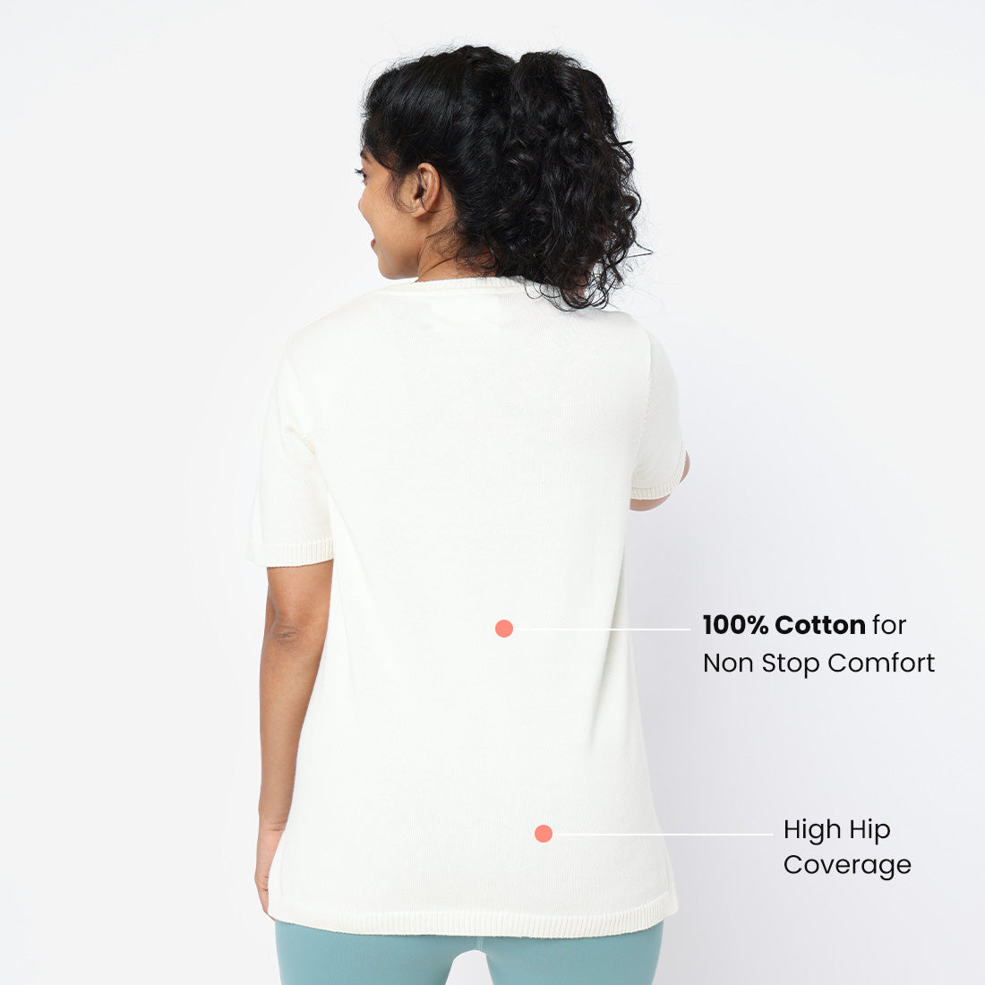 At-Ease Cotton Knit Top