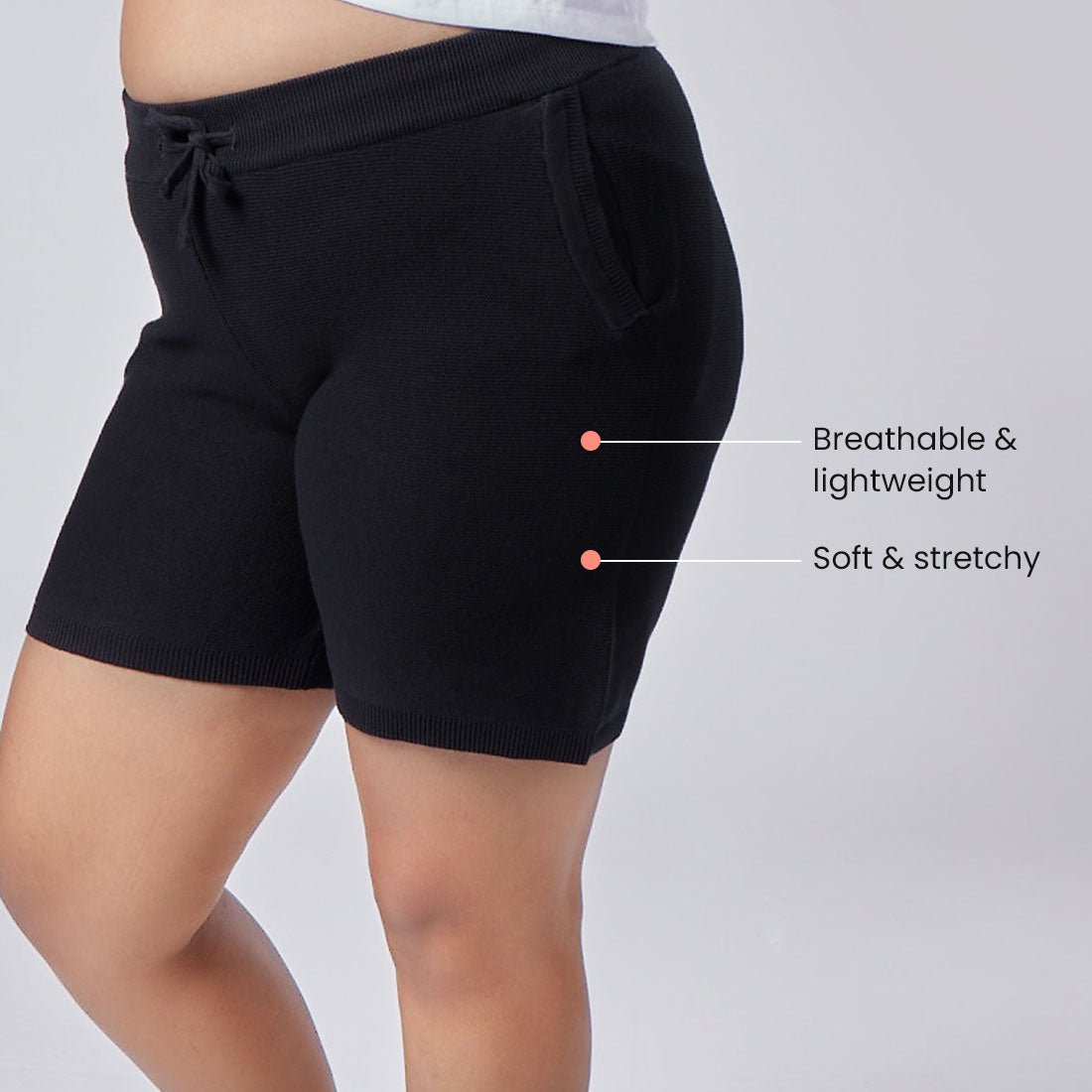 Cotton Shorts with Pockets for Women & Girls