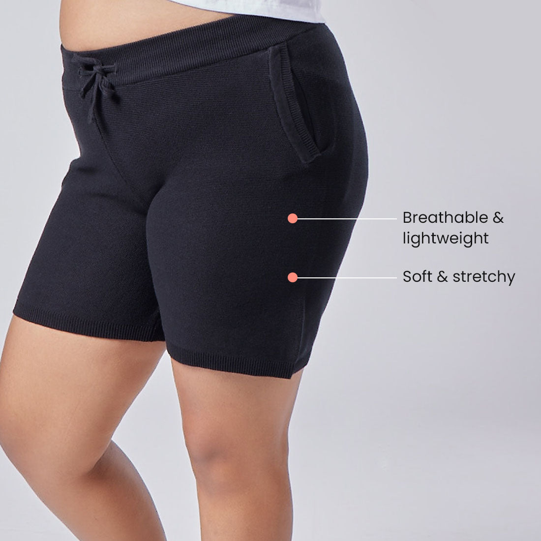 Cotton Shorts with Pockets for Women & Girls