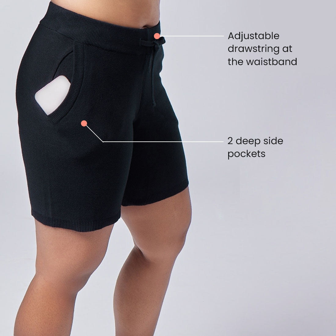 Cotton Shorts with Pockets for Women & Girls