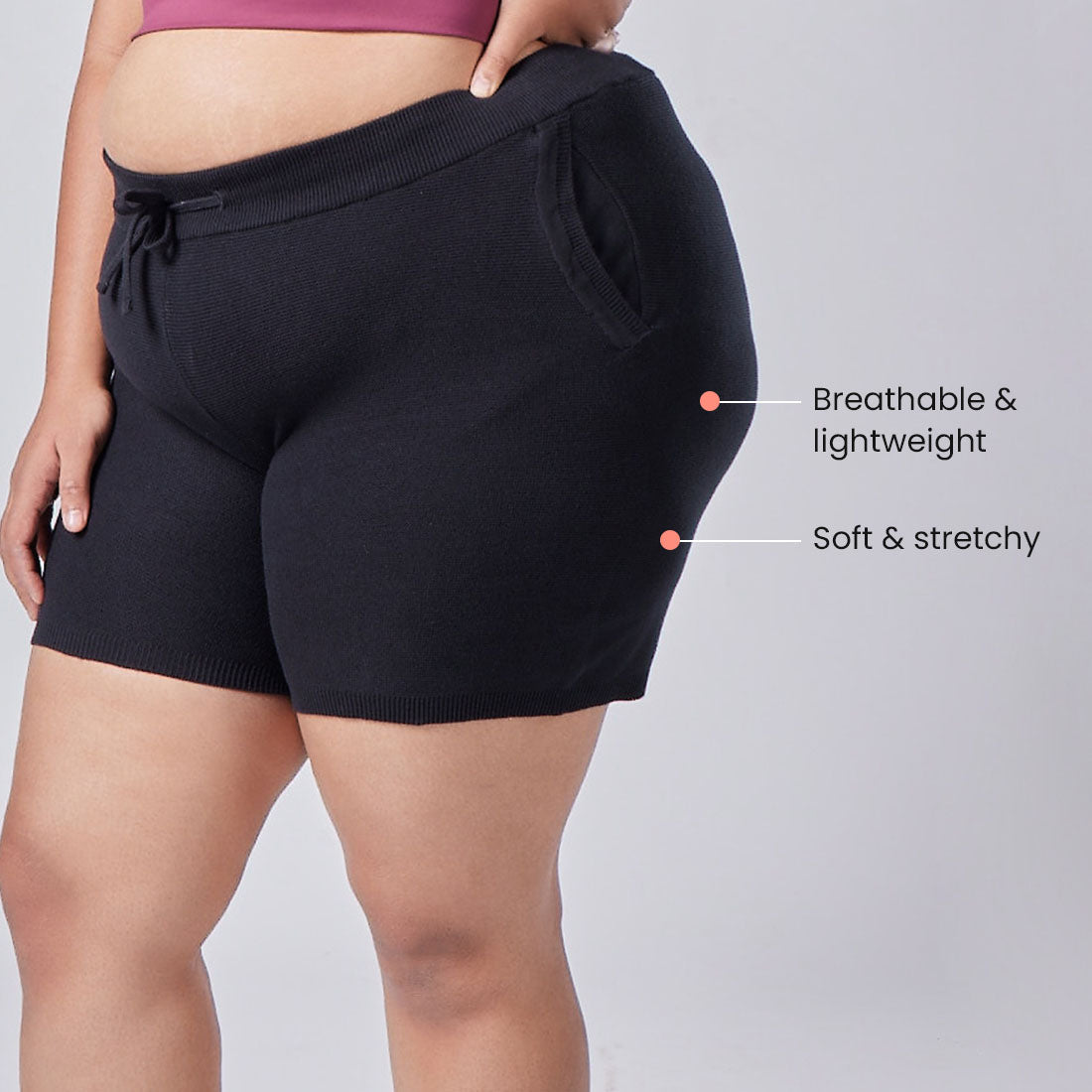 Cotton Shorts with Pockets for Women & Girls