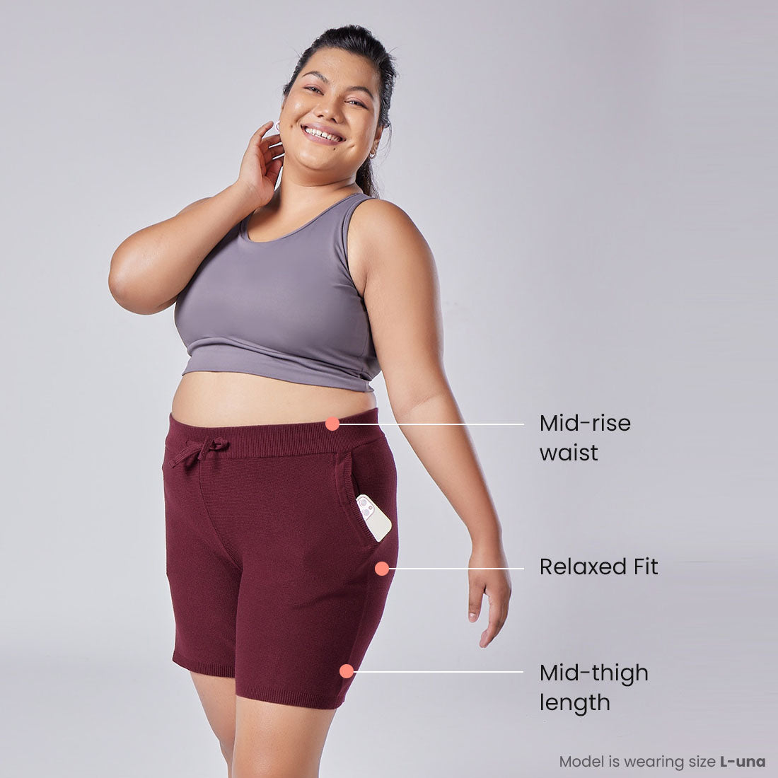 Cotton Shorts with Pockets for Women & Girls