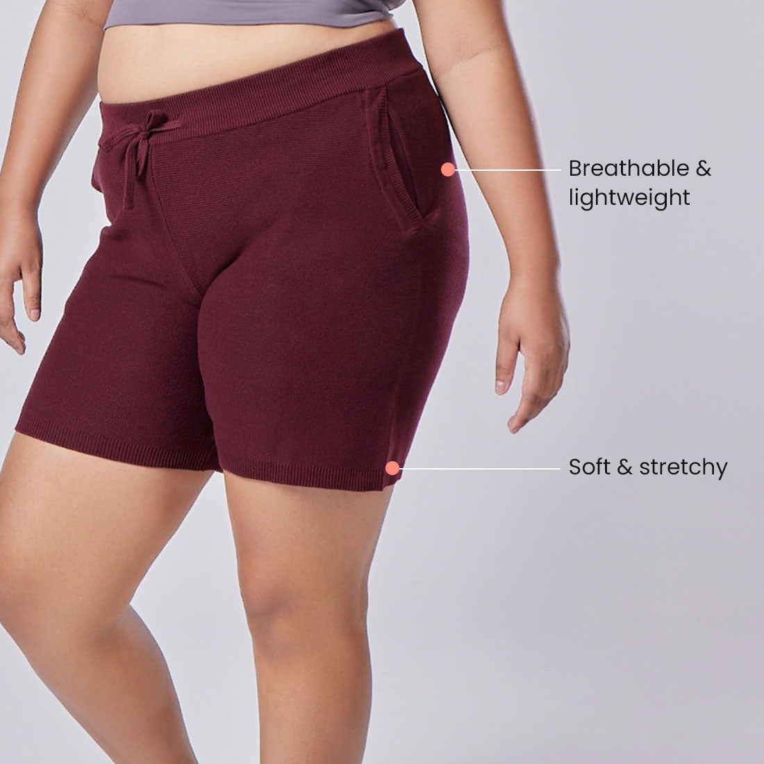 Cotton Shorts with Pockets for Women & Girls