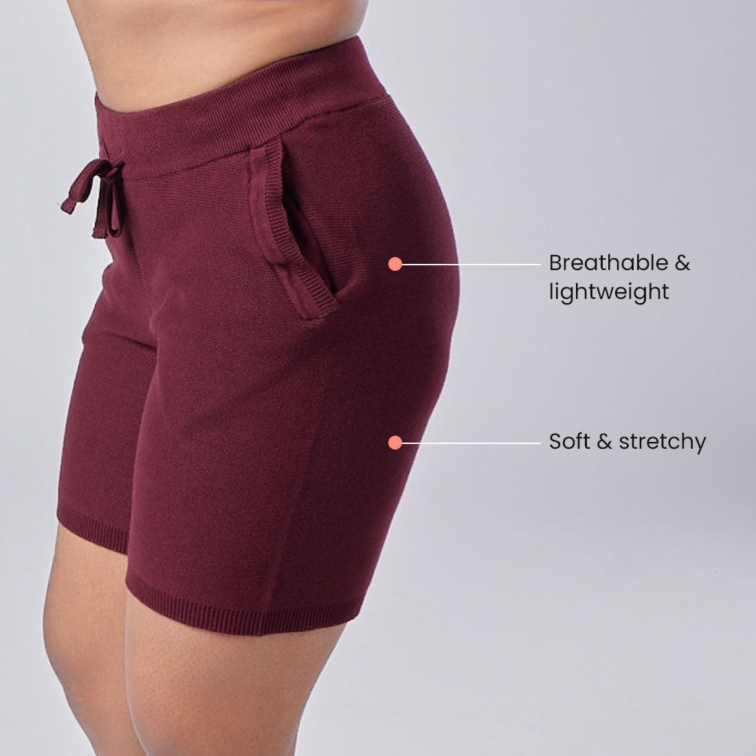 Cotton Shorts with Pockets for Women & Girls