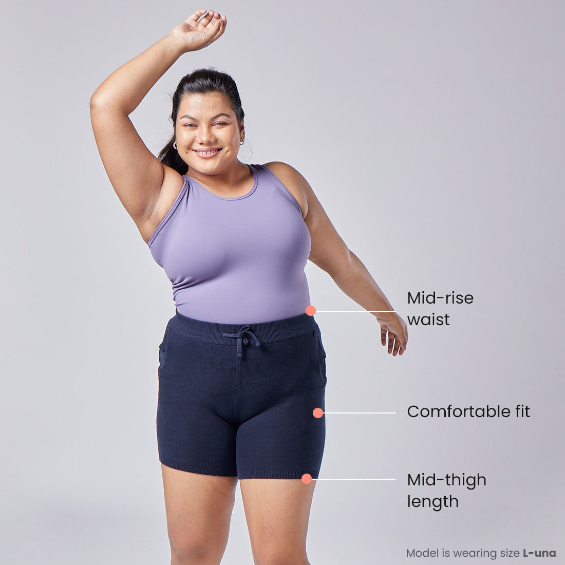 Cotton Shorts with Pockets for Women & Girls