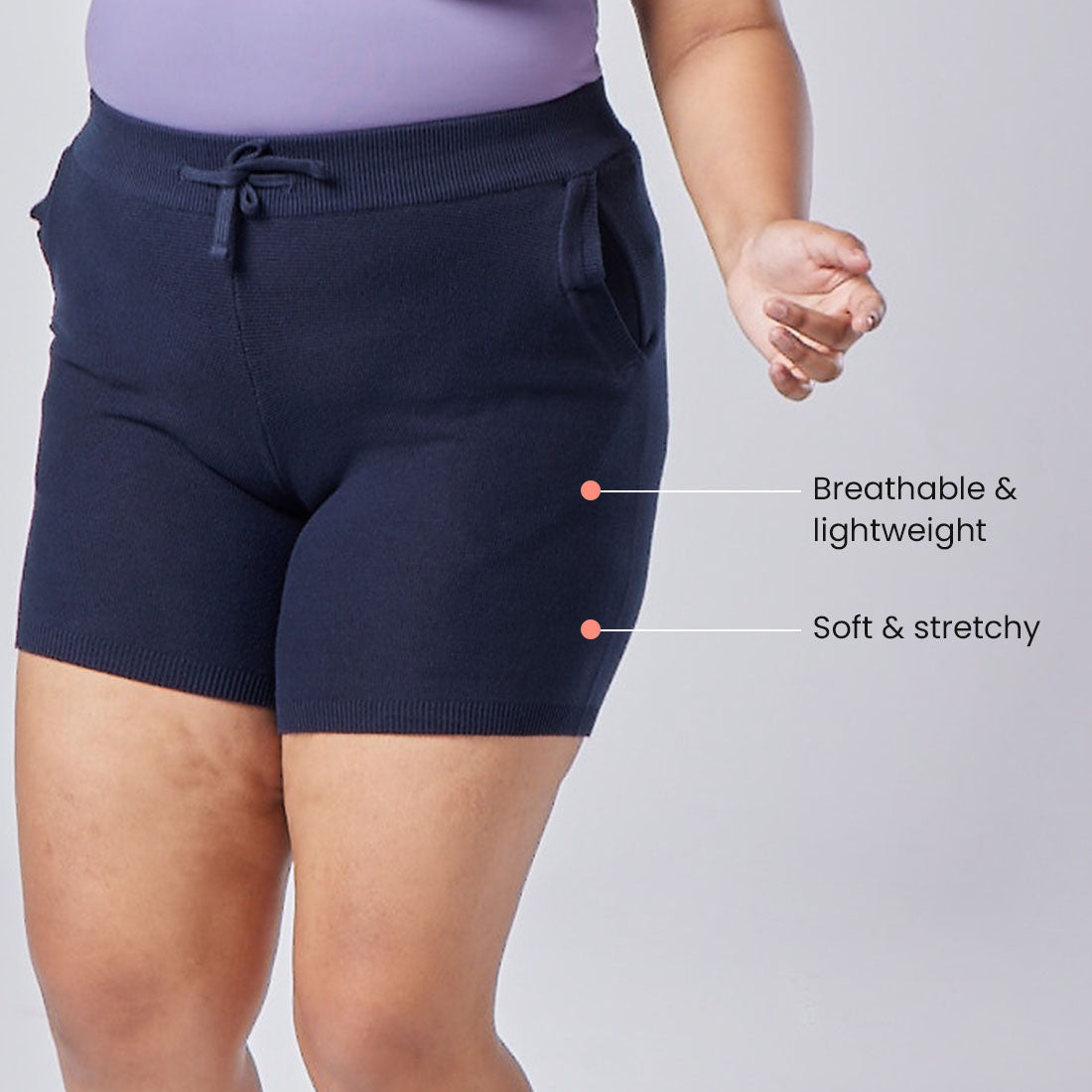 Cotton Shorts with Pockets for Women & Girls