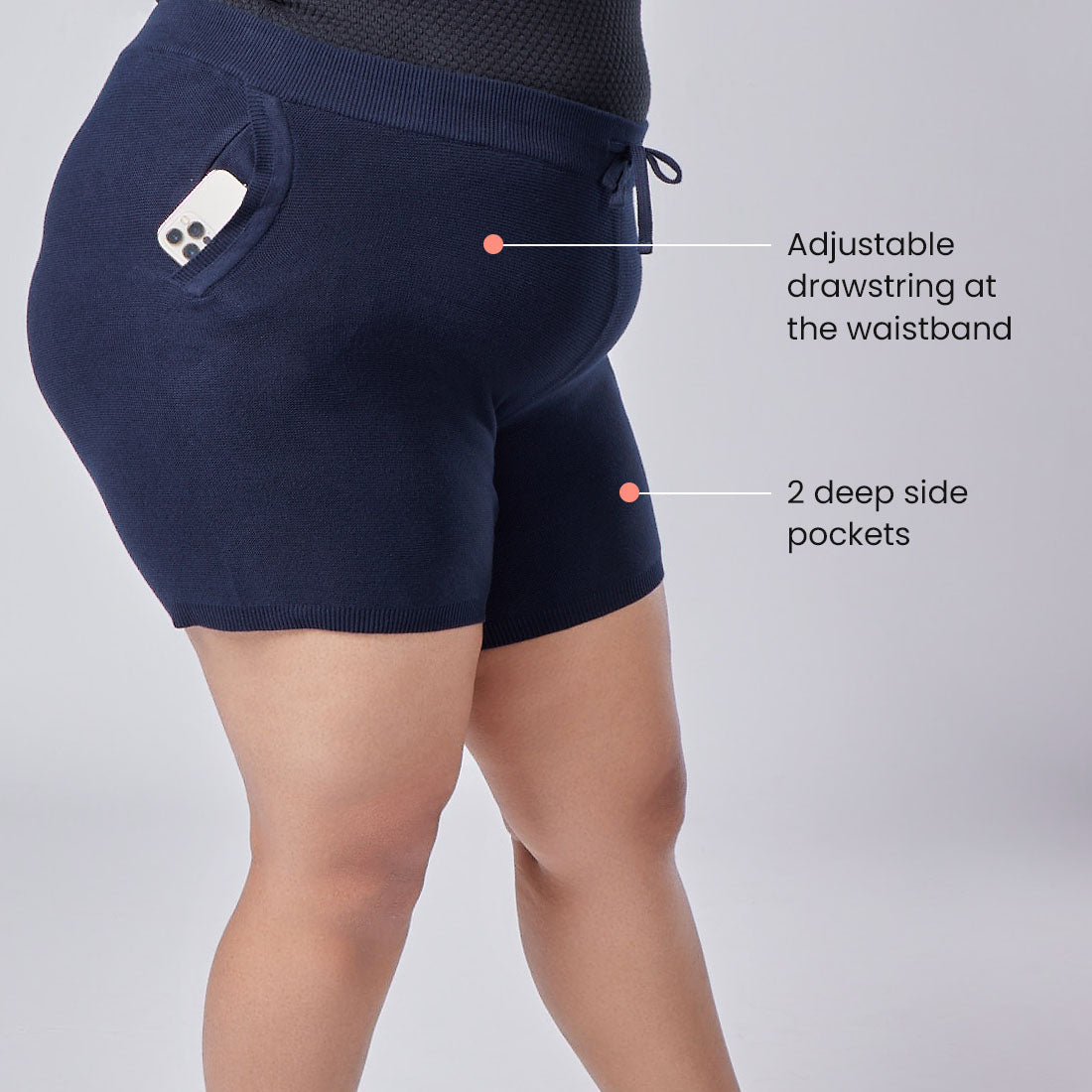 Cotton Shorts with Pockets for Women & Girls