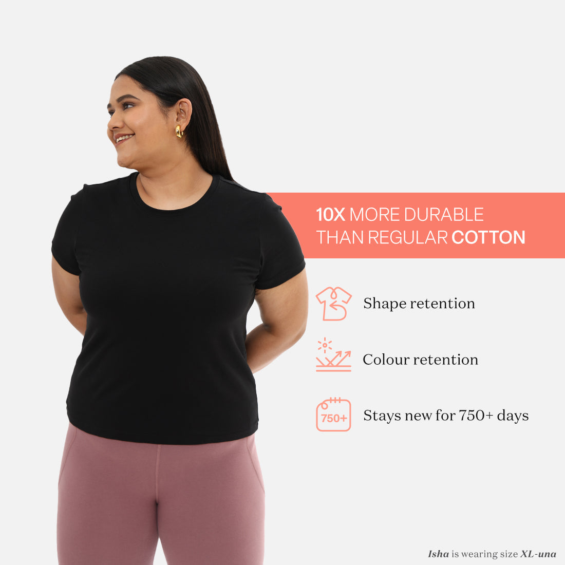 Bliss Black, XS-elene, S-elene, M-aia, L-una, XL-una, XXL-una, XXXL-una