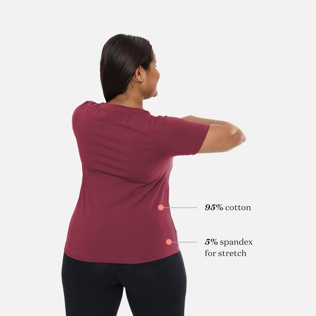 Mandy Maroon, XS-elene, S-elene, M-aia, L-una, XL-una, XXL-una, XXXL-una