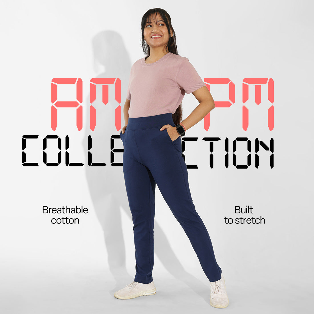 AM:PM Cotton Pencil Pants