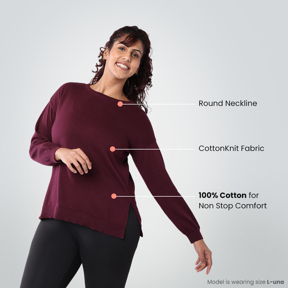 Full Sleeve Cotton Tops for Women & Girls