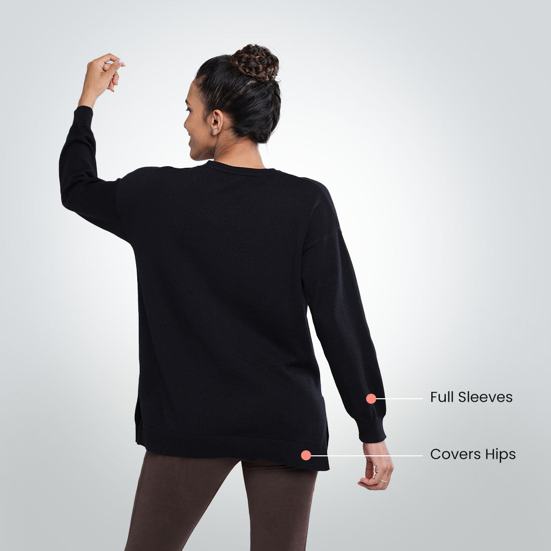 Bliss Black, XS-elene, S-elene, M-aia, L-una, XL-una, XXL-una, XXXL-una