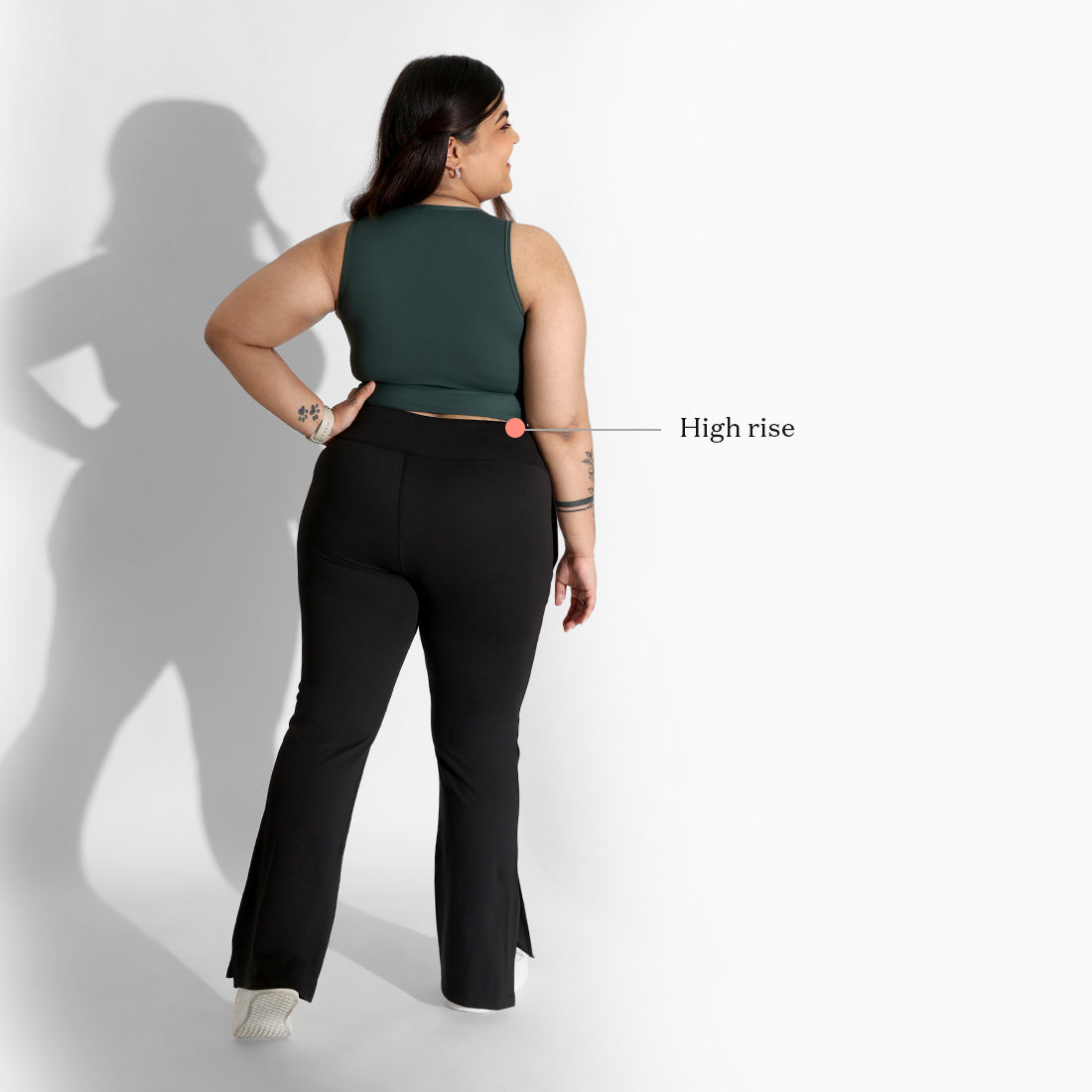 On-the-Go Slit Flare Pants