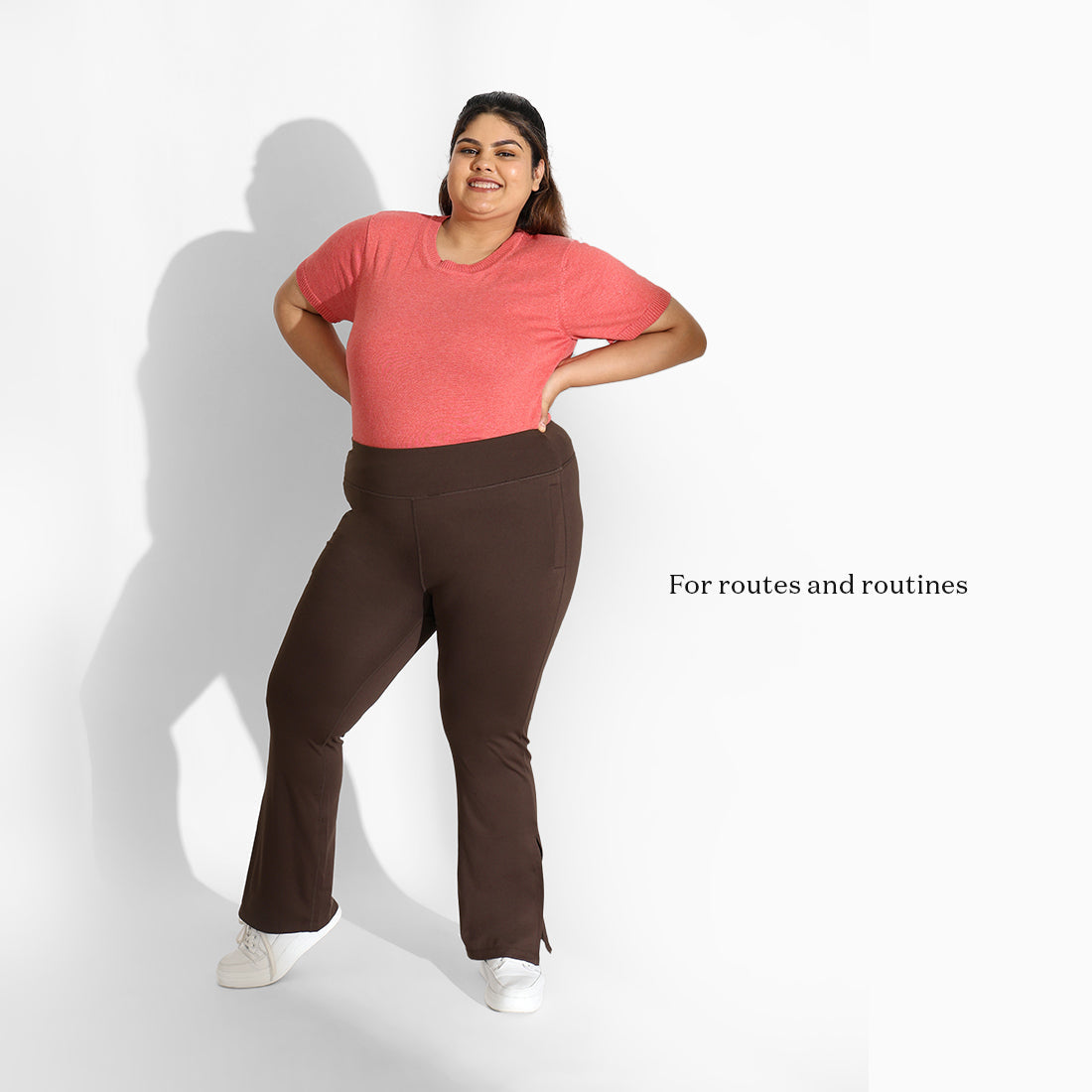 On-the-Go Slit Flare Pants