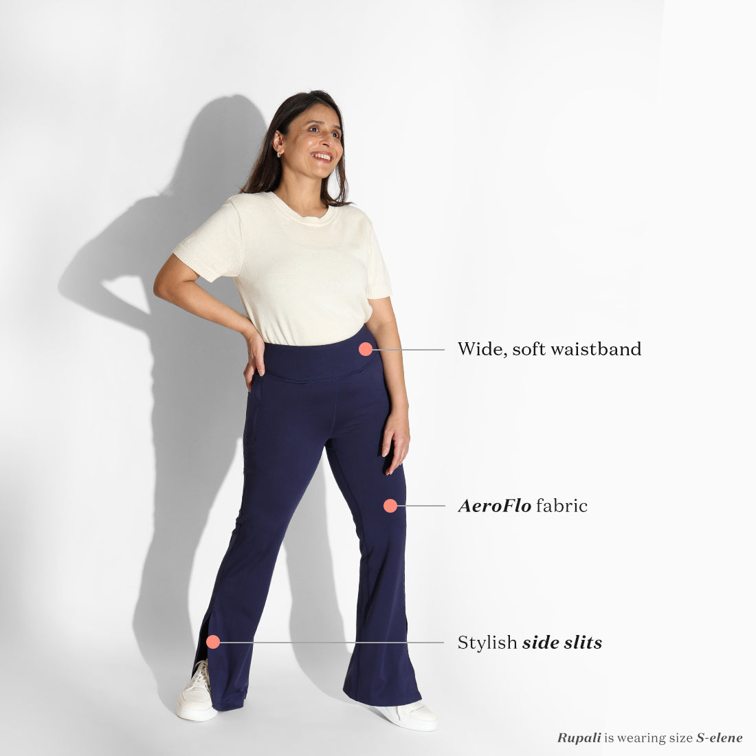 On-the-Go Slit Flare Pants