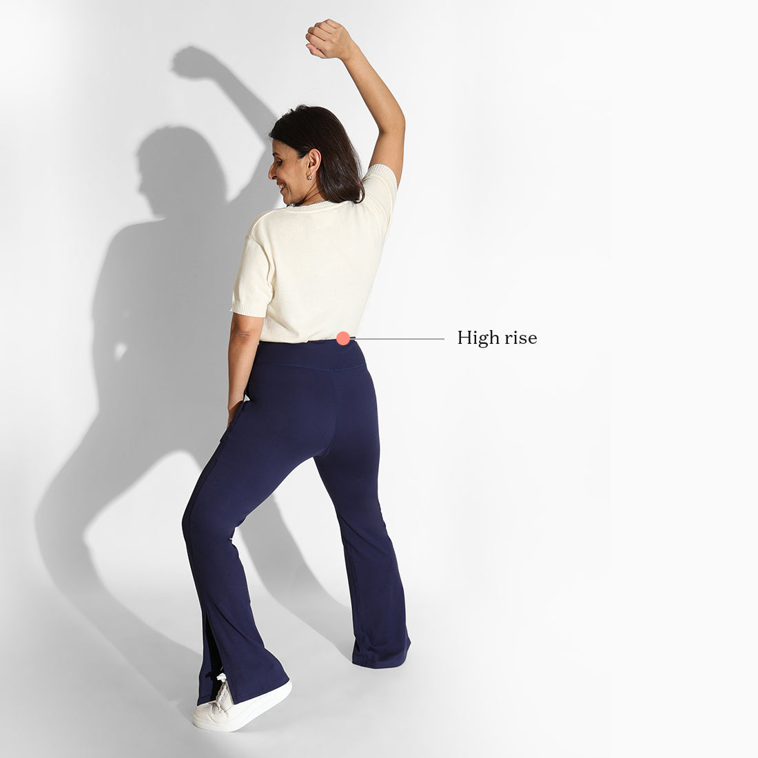 On-the-Go Slit Flare Pants