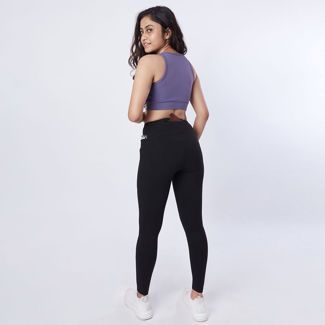 High Waisted Ankle Length Yoga Leggings with Pockets for Women