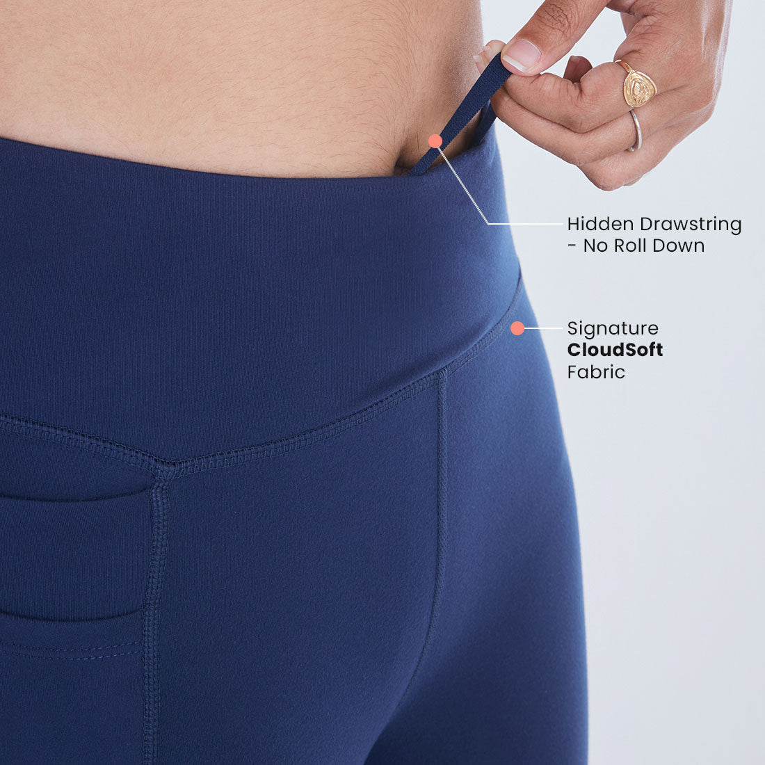 High Waisted Ankle Length Yoga Leggings with Pockets for Women