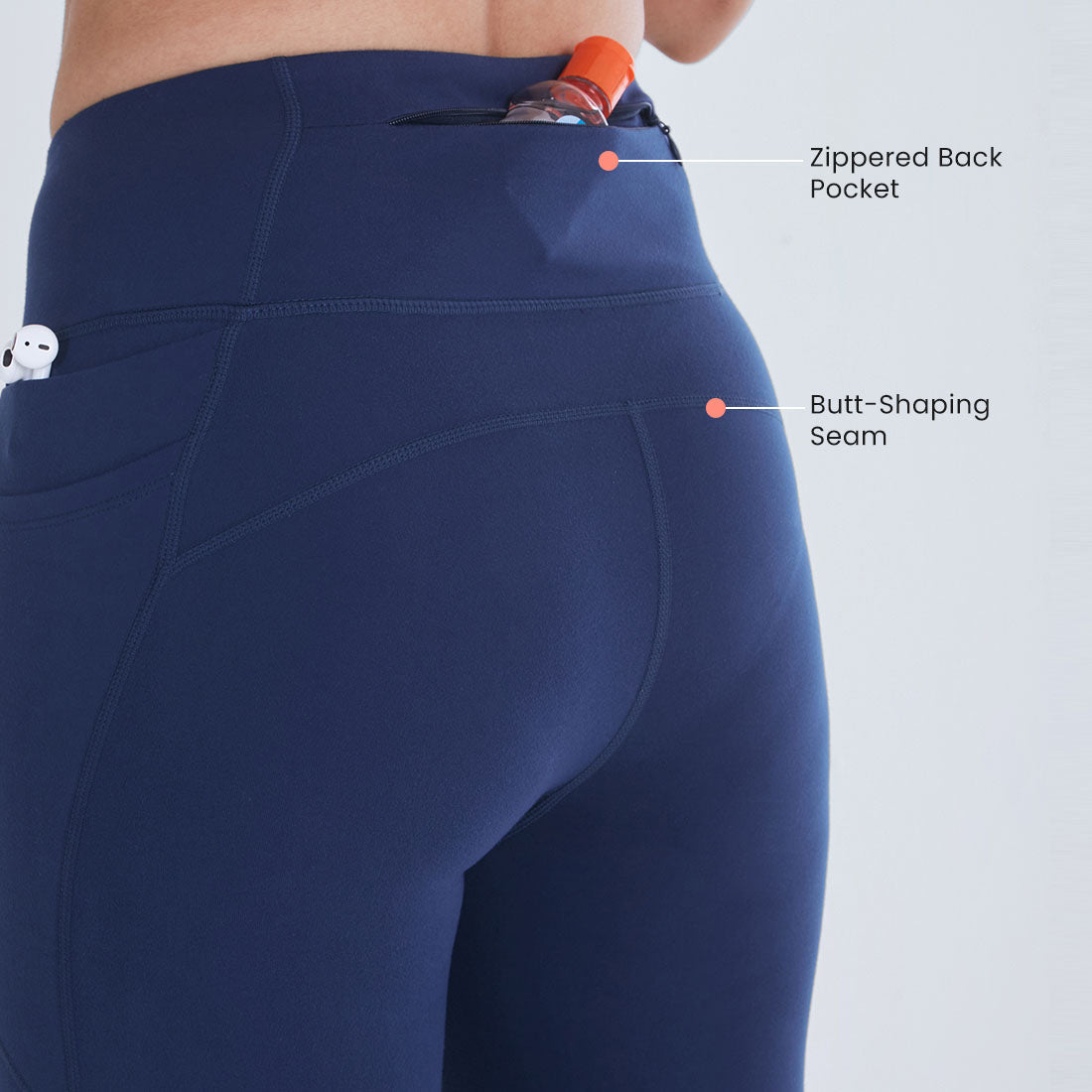 High Waisted Ankle Length Yoga Leggings with Pockets for Women