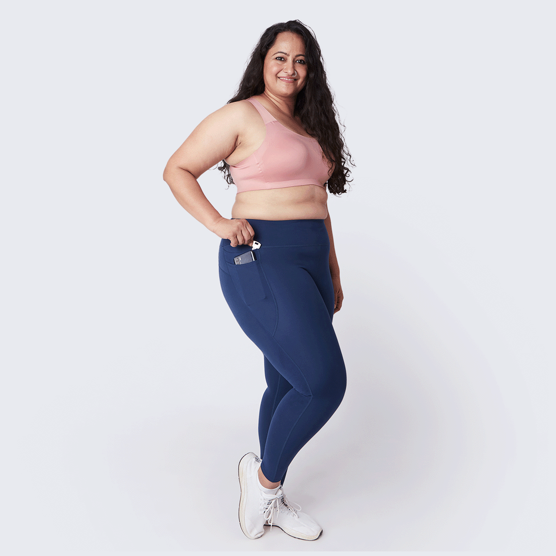 High Waisted Ankle Length Yoga Leggings with Pockets for Women