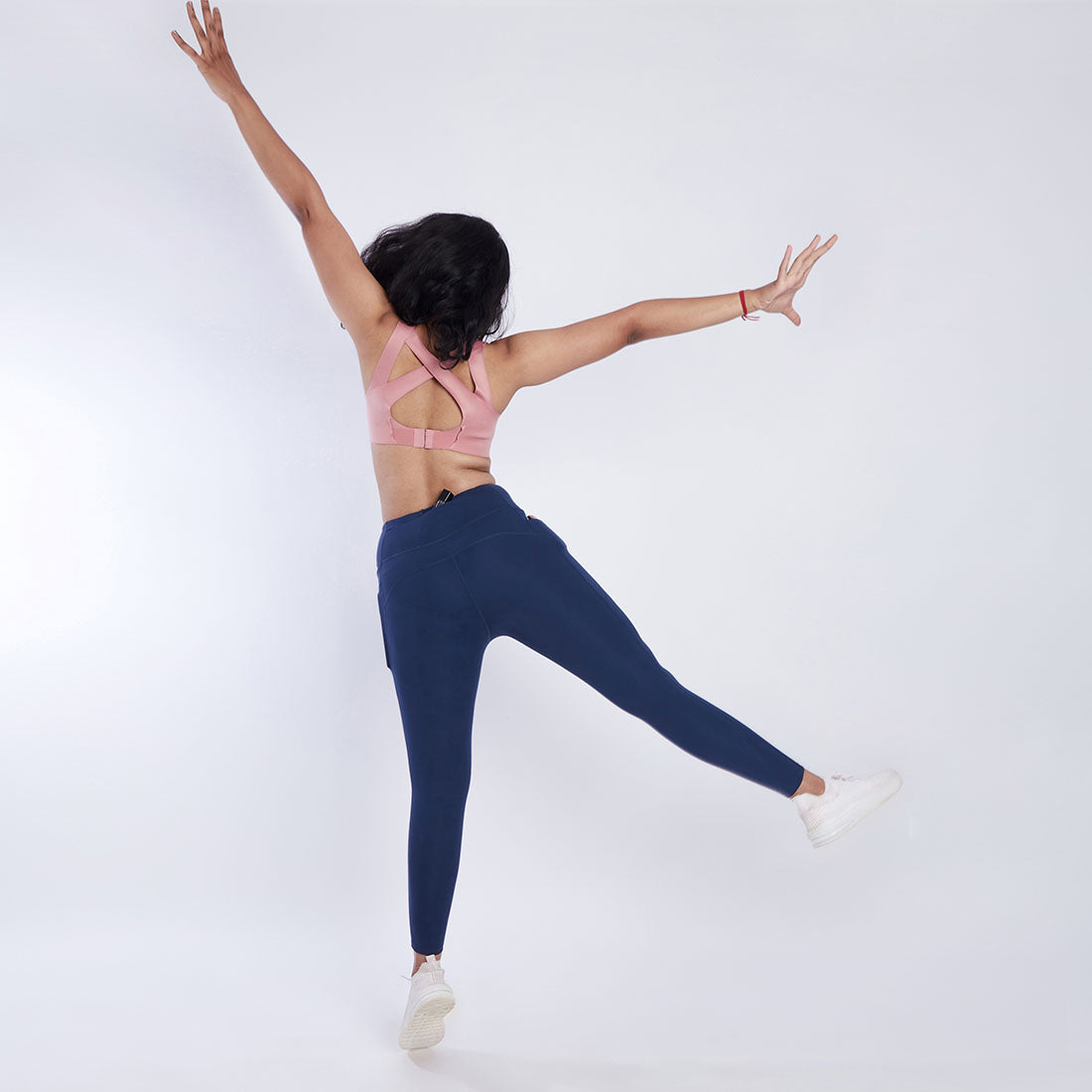 High Waisted Ankle Length Yoga Leggings with Pockets for Women