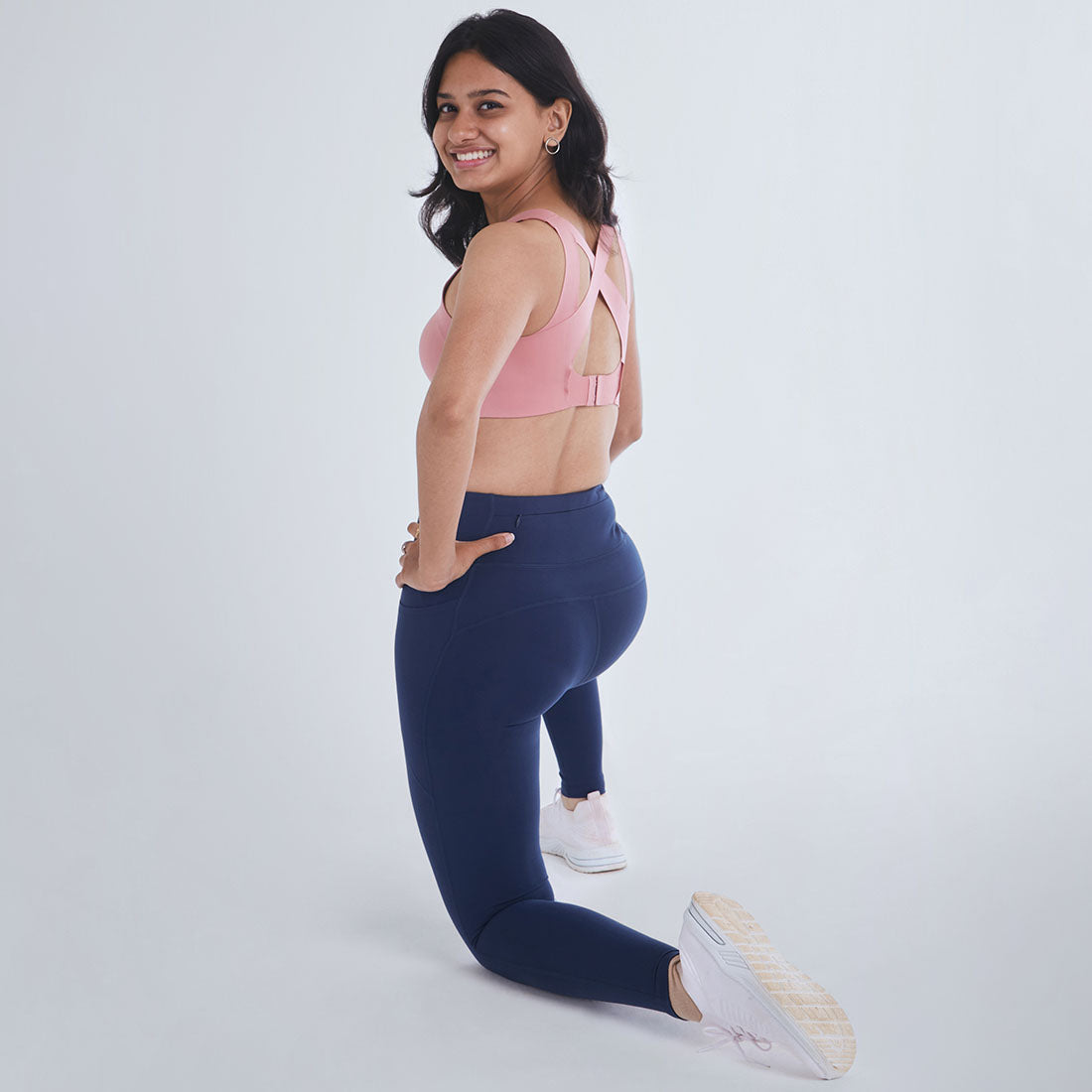 High Waisted Ankle Length Yoga Leggings with Pockets for Women