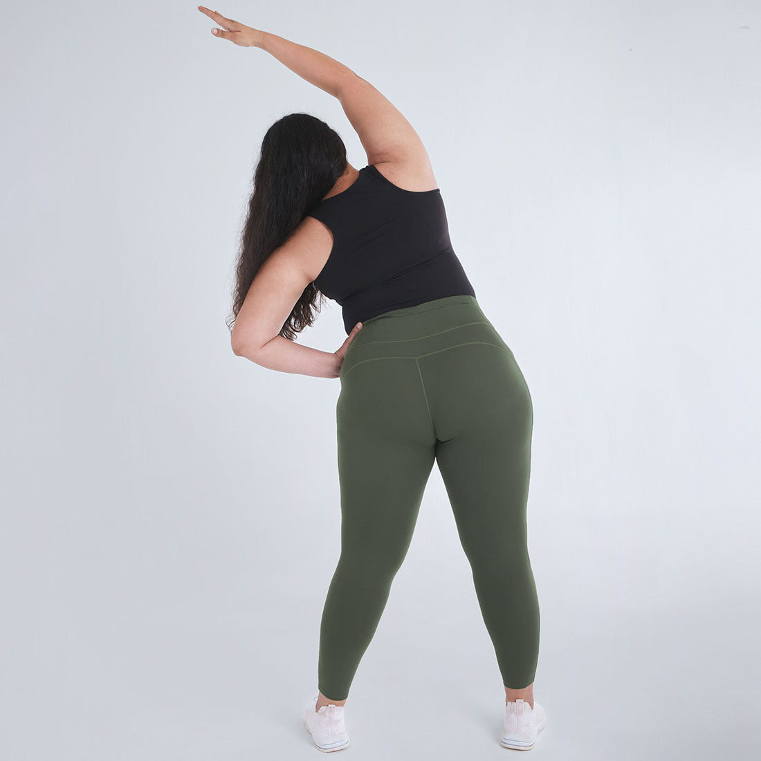 High Waisted Ankle Length Yoga Leggings with Pockets for Women