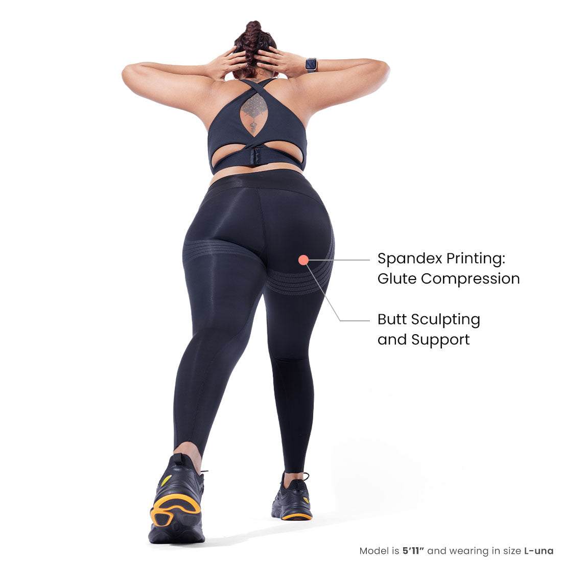High Waisted Ankle Length Sports Leggings with Pockets for Women