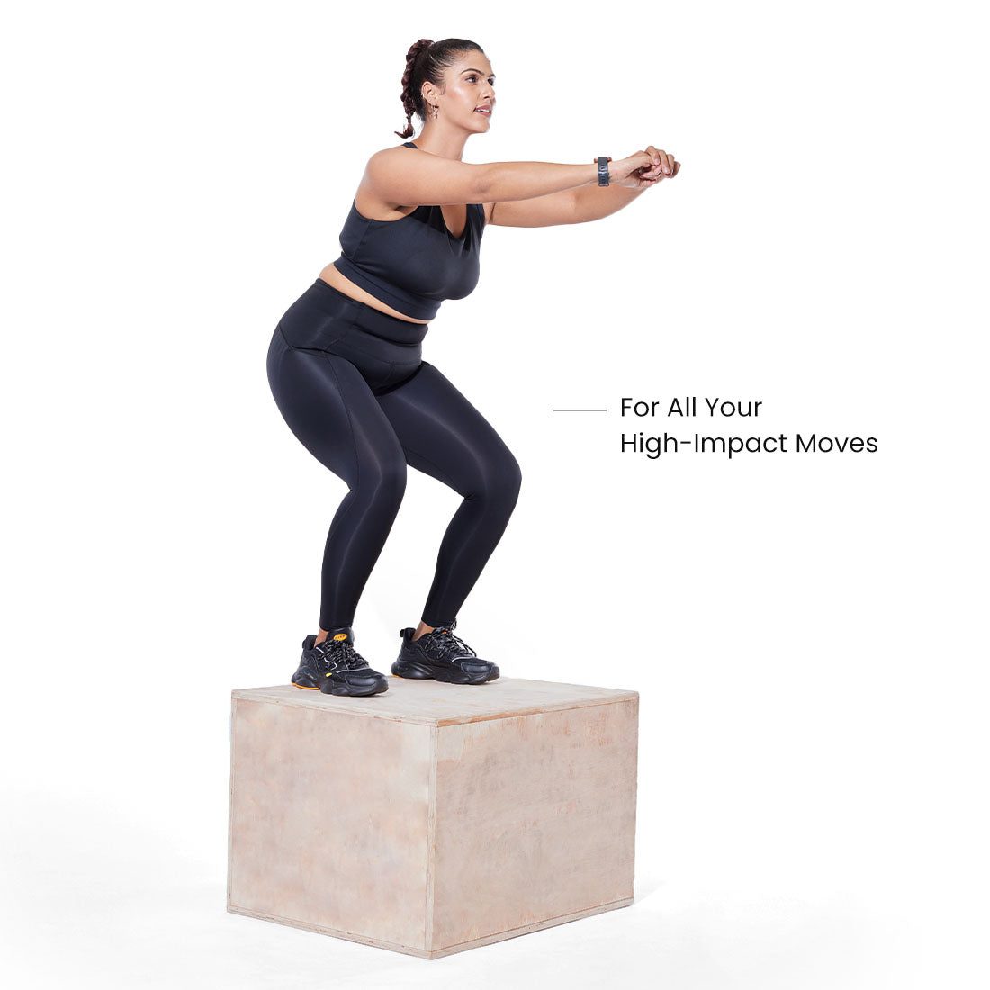 High Waisted Ankle Length Sports Leggings with Pockets for Women