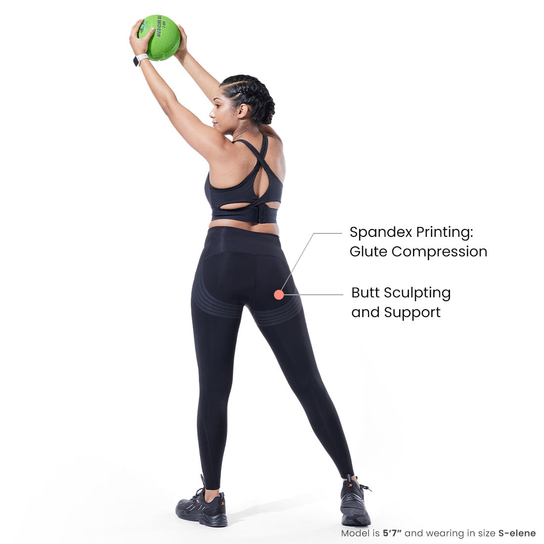 High Waisted Ankle Length Sports Leggings with Pockets for Women