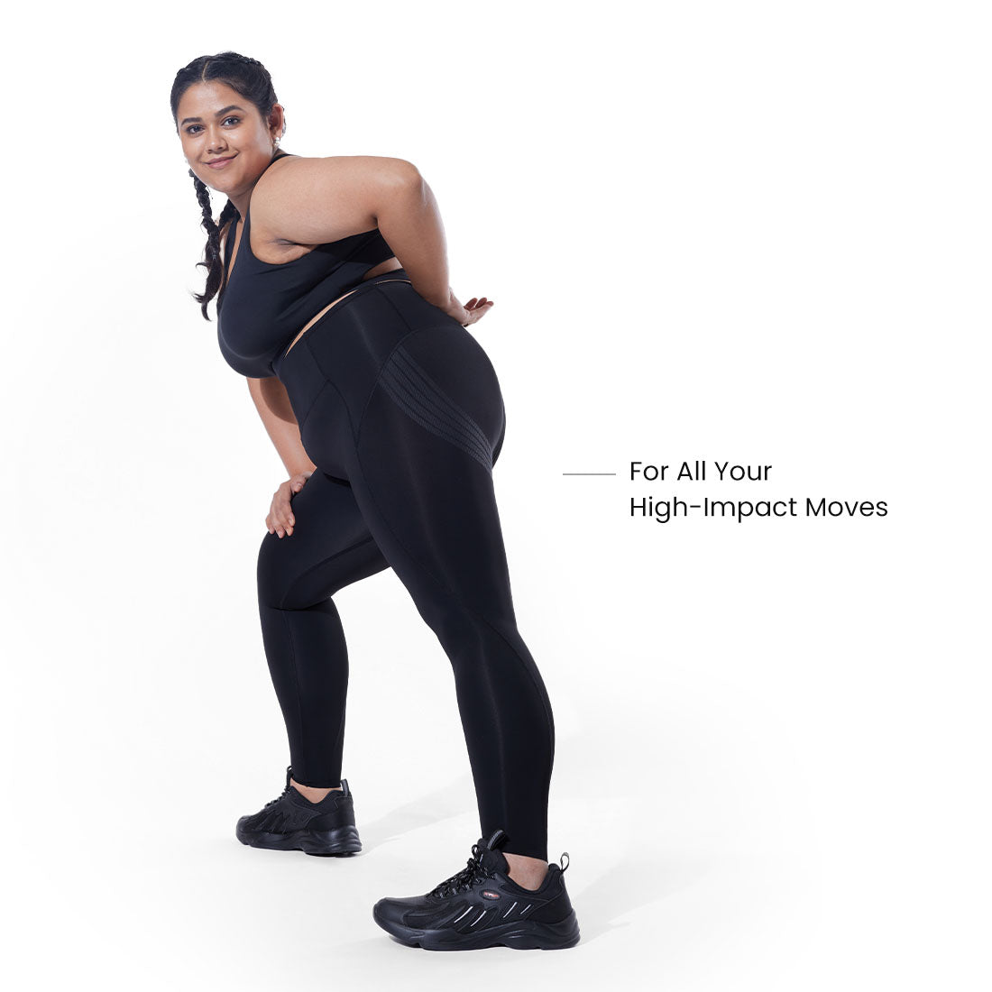 High Waisted Ankle Length Sports Leggings with Pockets for Women