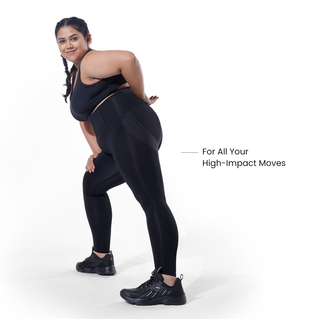 High Waisted Ankle Length Sports Leggings with Pockets for Women