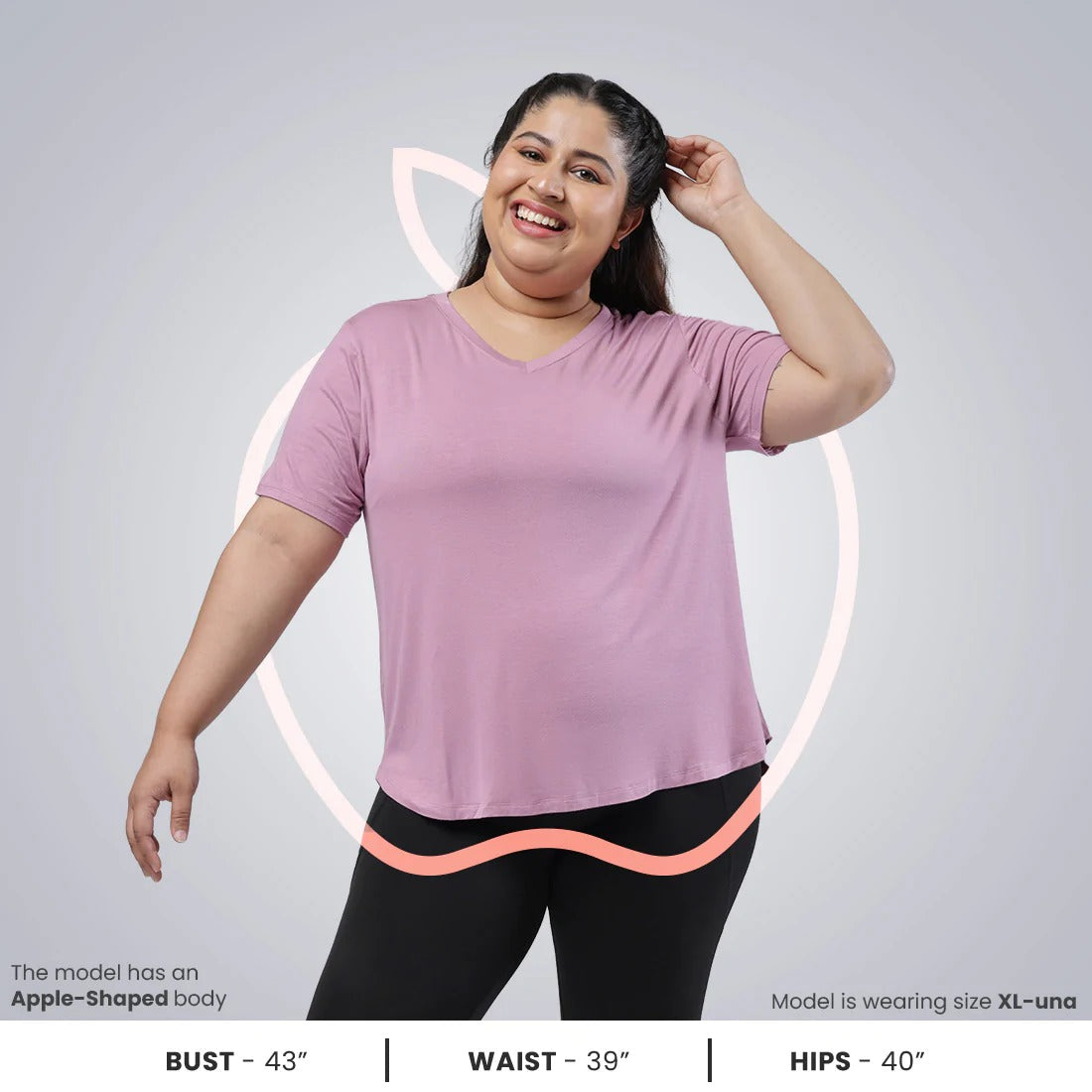 Pamela Pink,Active Apple,XL-una,2XL-una,3XL-una