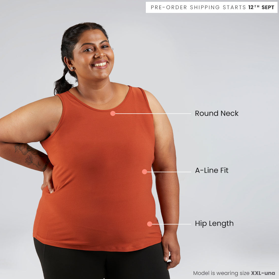 Round Neck Tank Tops for Women & Girls