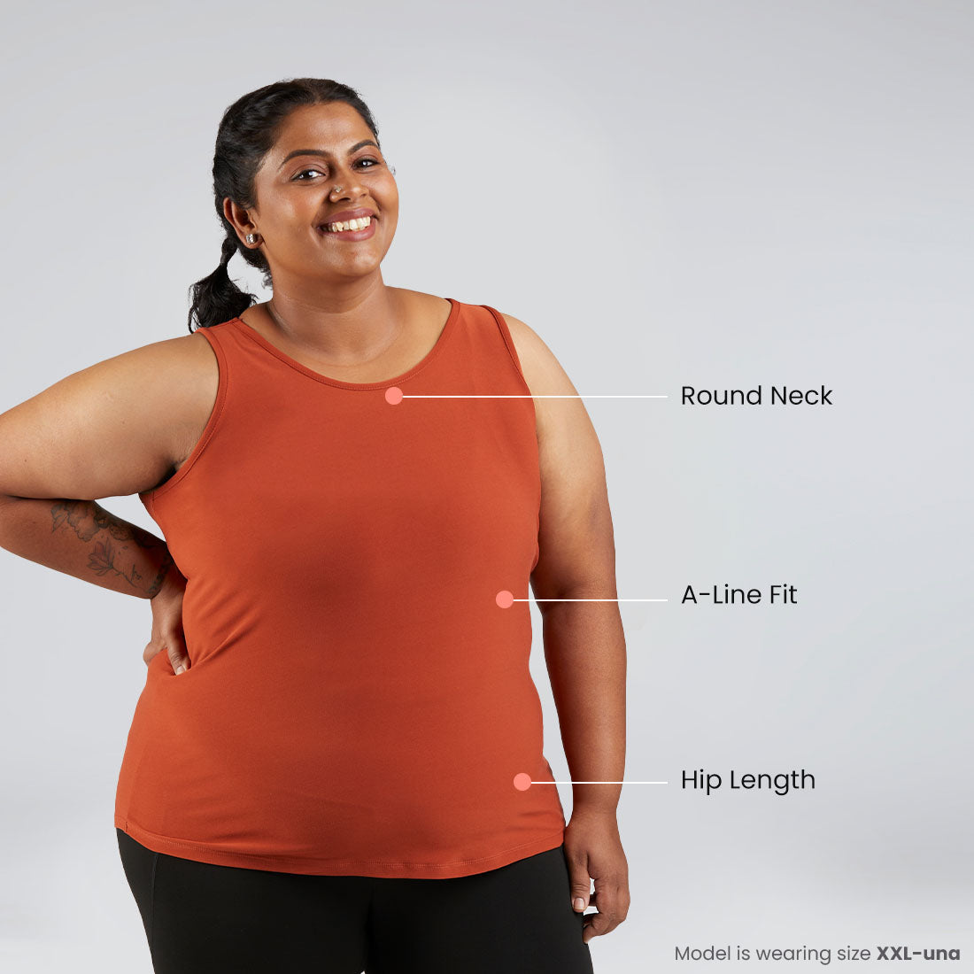 Round Neck Tank Tops for Women & Girls