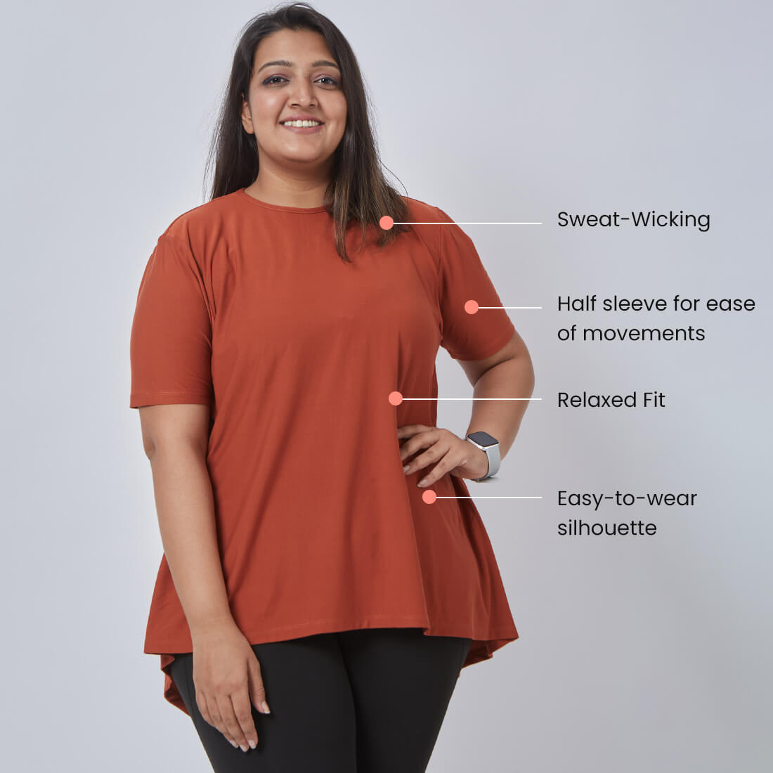 Drop Shoulder Two-Way Tops for Women