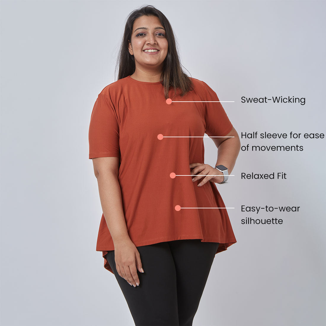 Drop Shoulder Two-Way Tops for Women