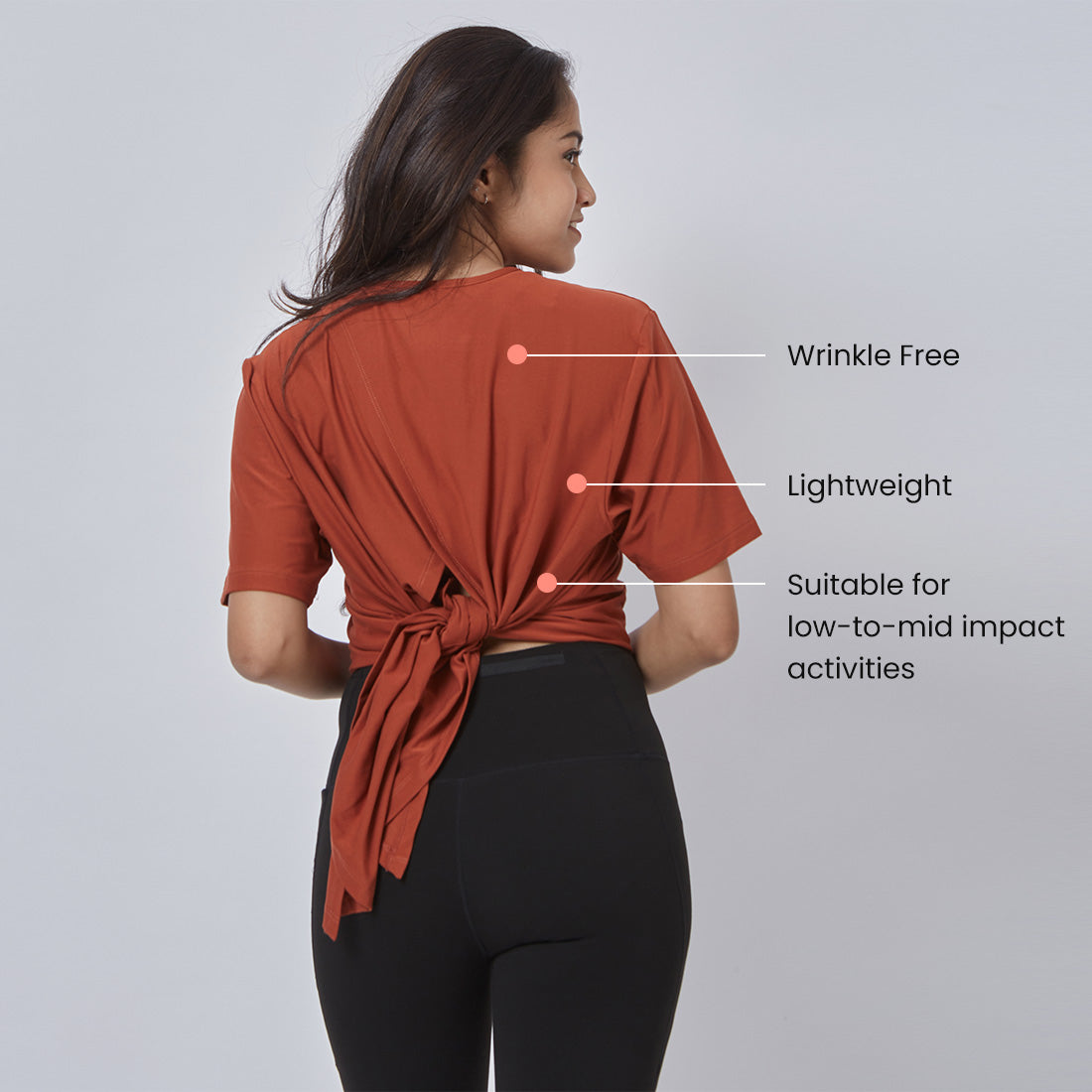 Drop Shoulder Two-Way Tops for Women