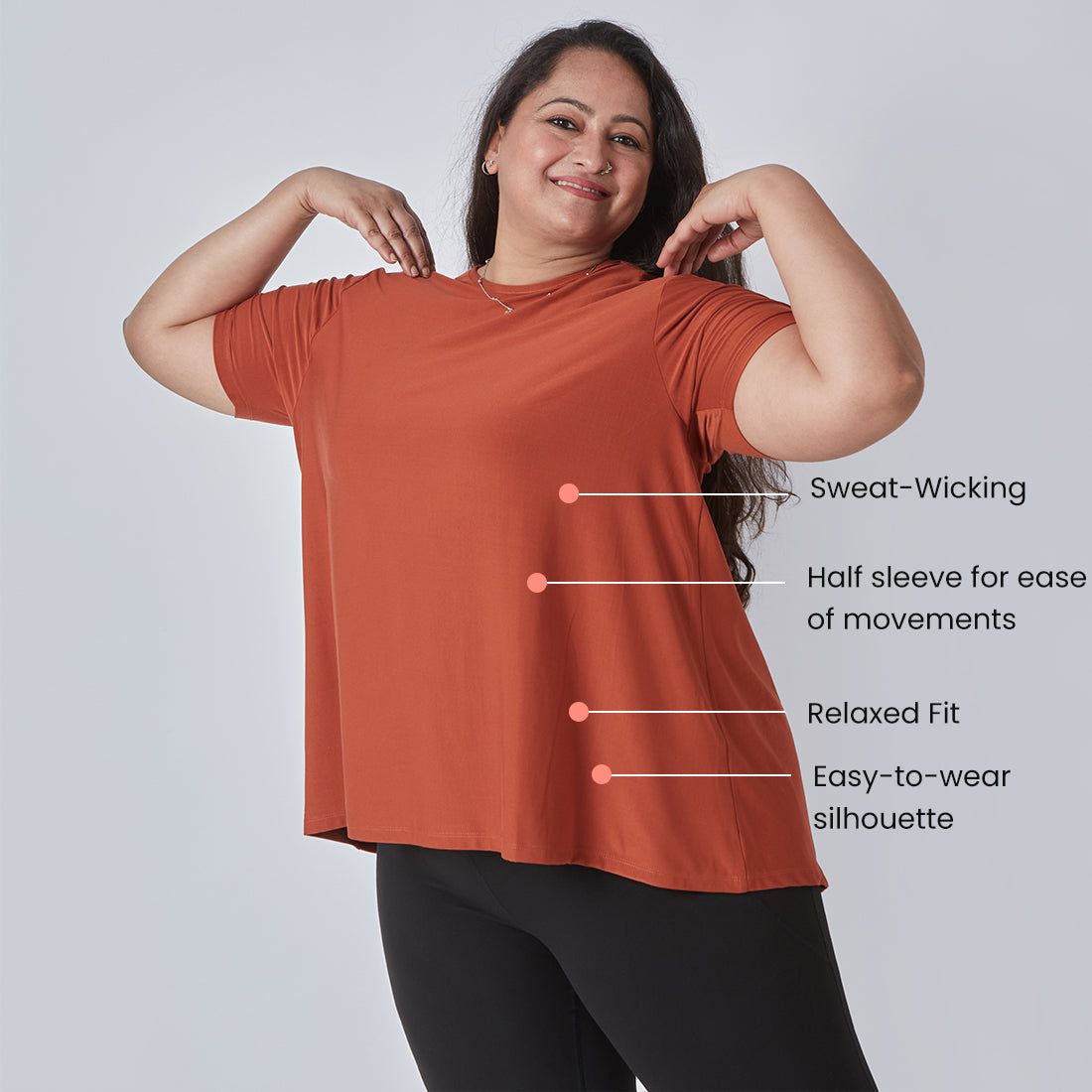 Drop Shoulder Two-Way Tops for Women